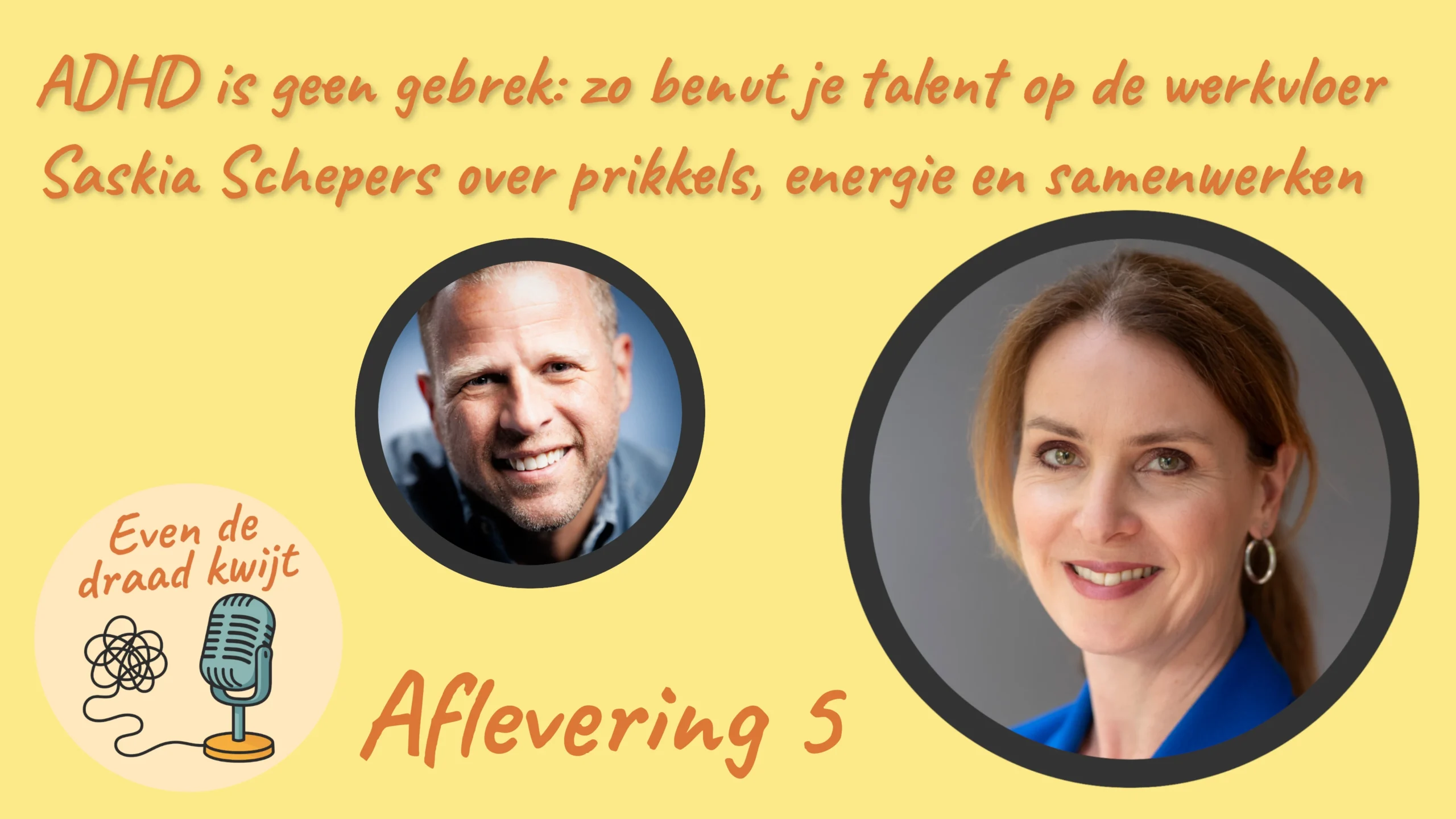 Aflevering 5 – Saskia Schepers over prikkels, energie en samenwerken op de werkvloer